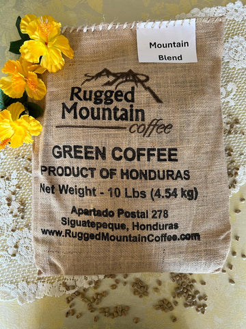 NEW PRODUCT!  Mountain Blend Green Coffee (10lbs)