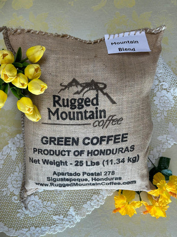 NEW PRODUCT!  Mountain Blend Green Coffee (25lbs)